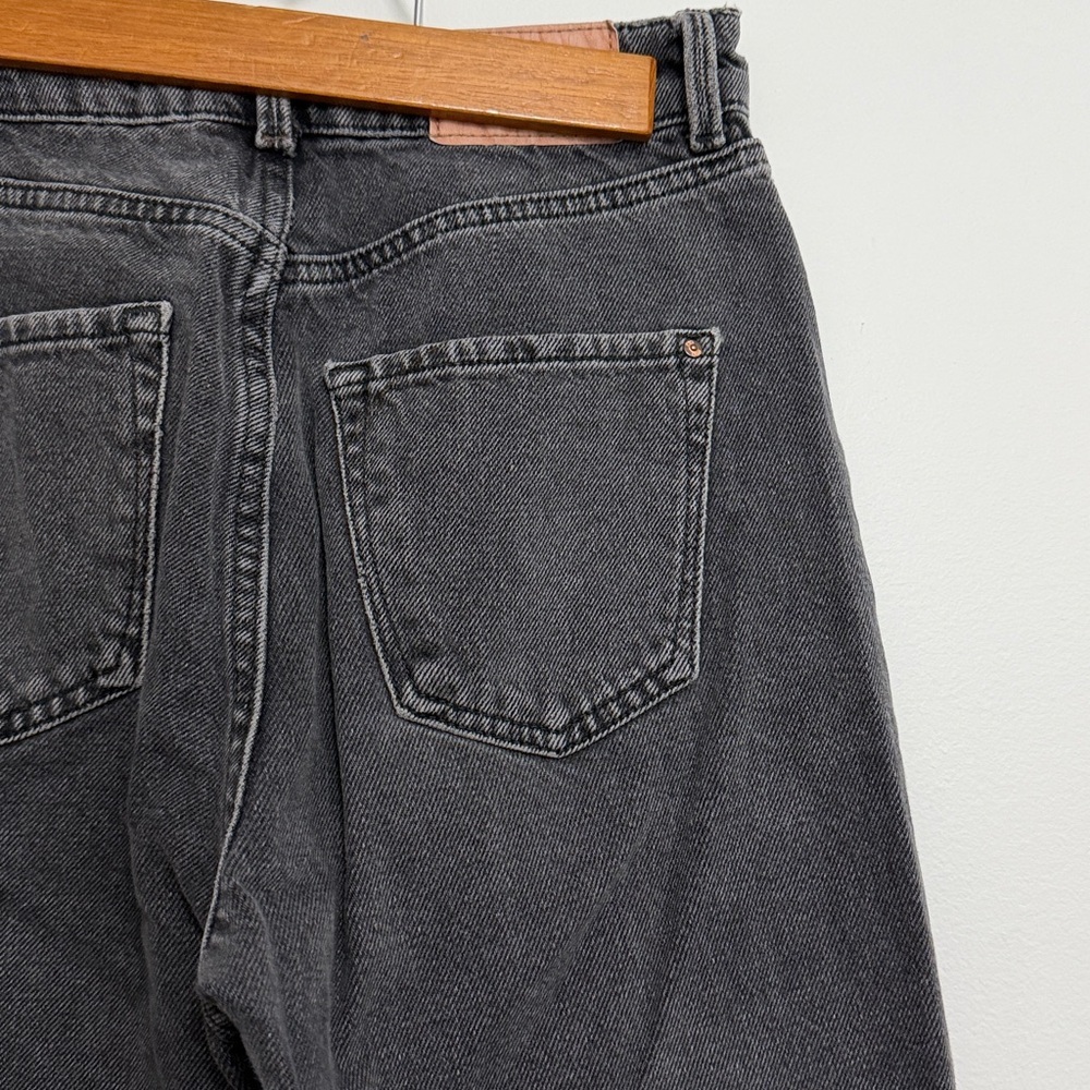 Zara Charcoal Mom Jeans - Picture 5 of 8